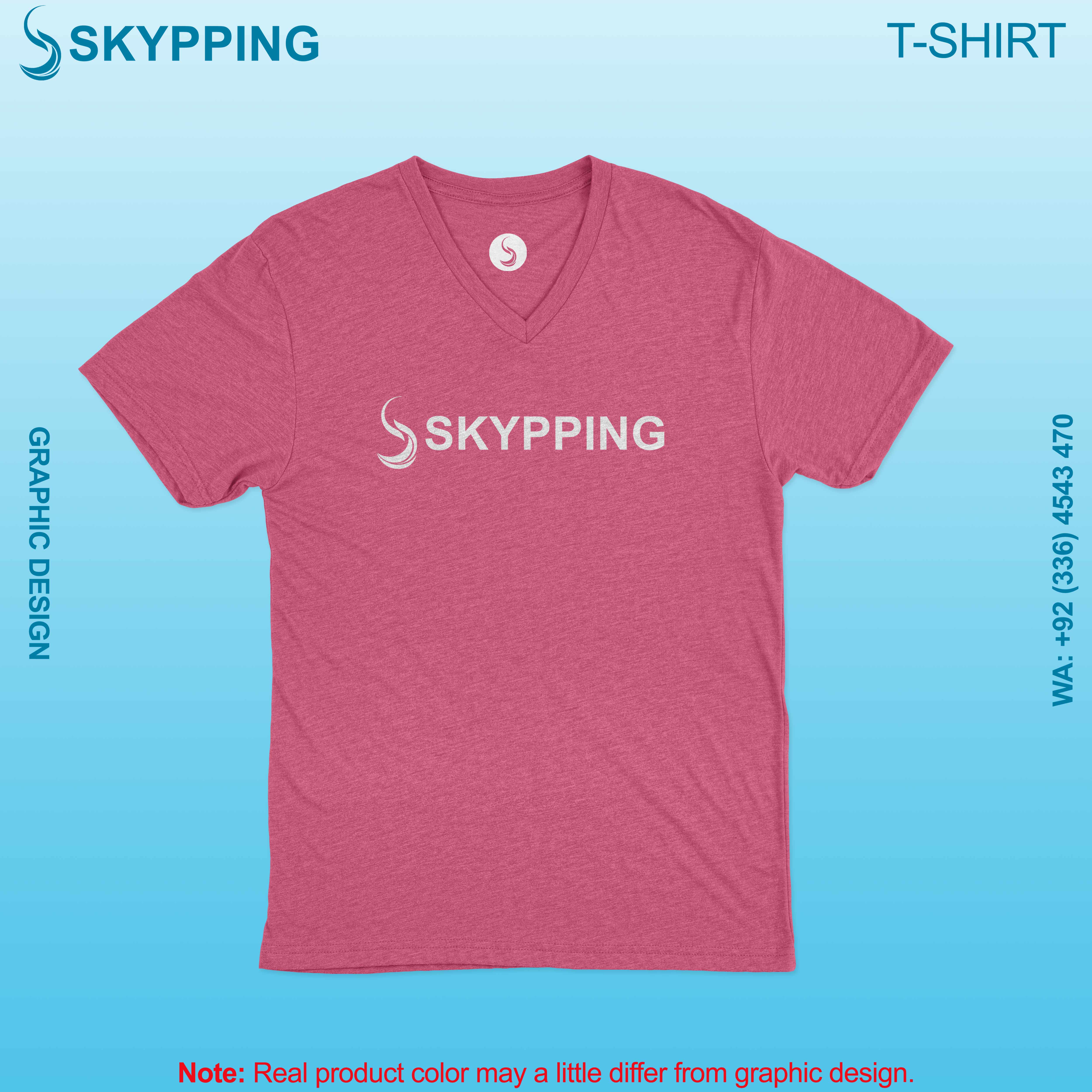 V-Neck Short set-in style sleeve t-shirt for men